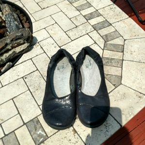 Clarks Cloud steppers Black Lizard!